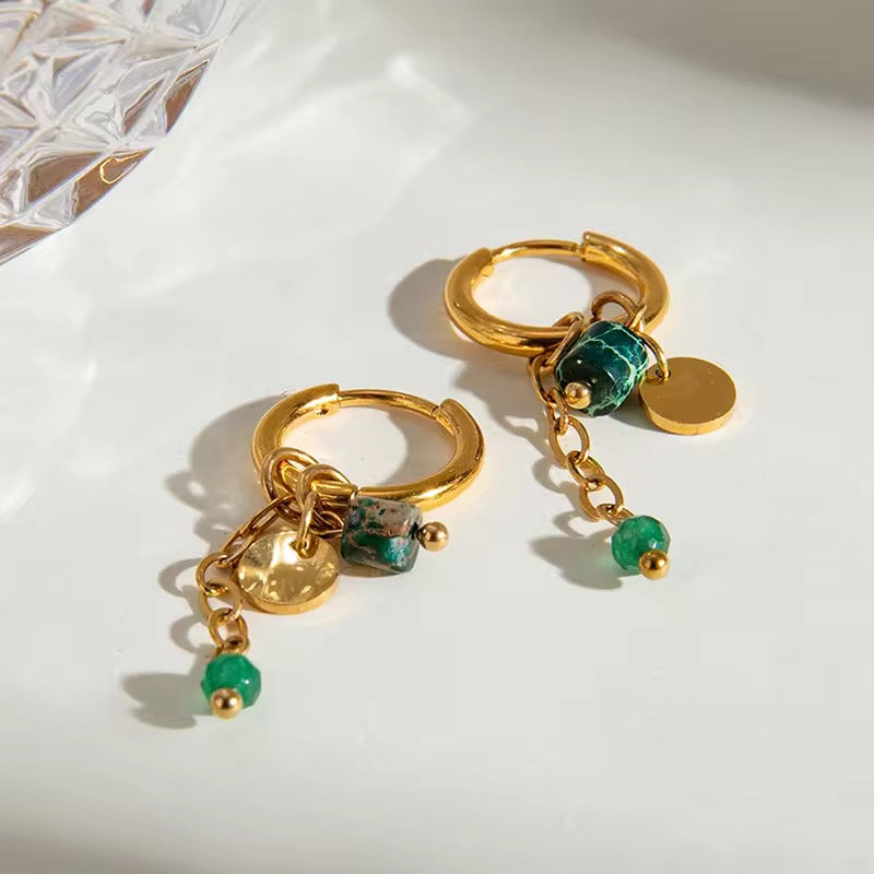 Chimes huggie earrings