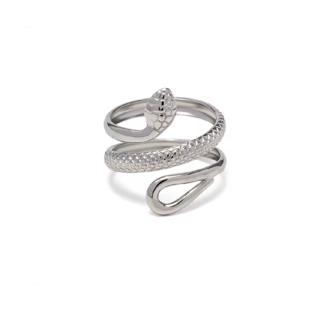Silver serpentie ring