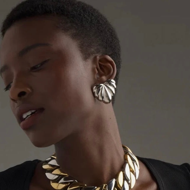 LUXE SILVER EARRINGS