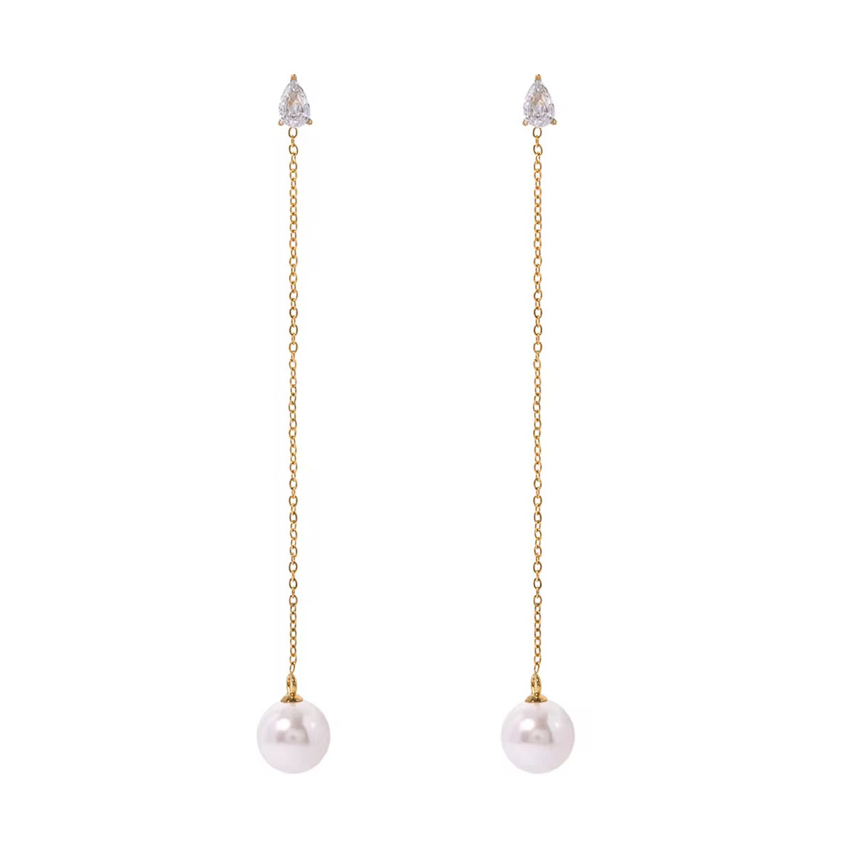 RAINE PEARL DROP EARRINGS