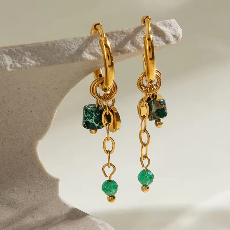 Chimes huggie earrings