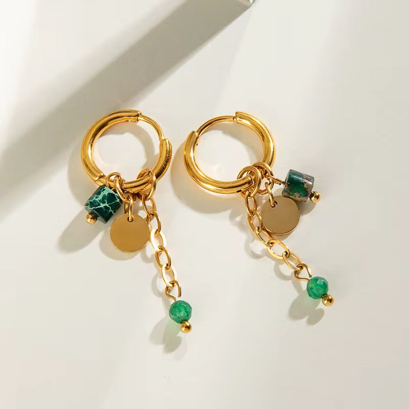 Chimes huggie earrings
