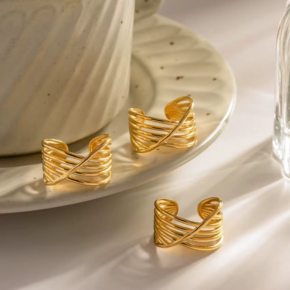 Twist cross ring