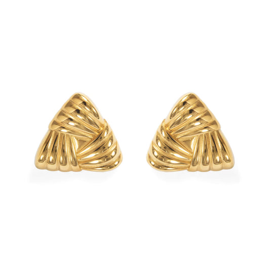 Tri angular cookie earrings