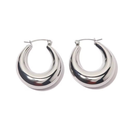 Sunbrust huggie hoops