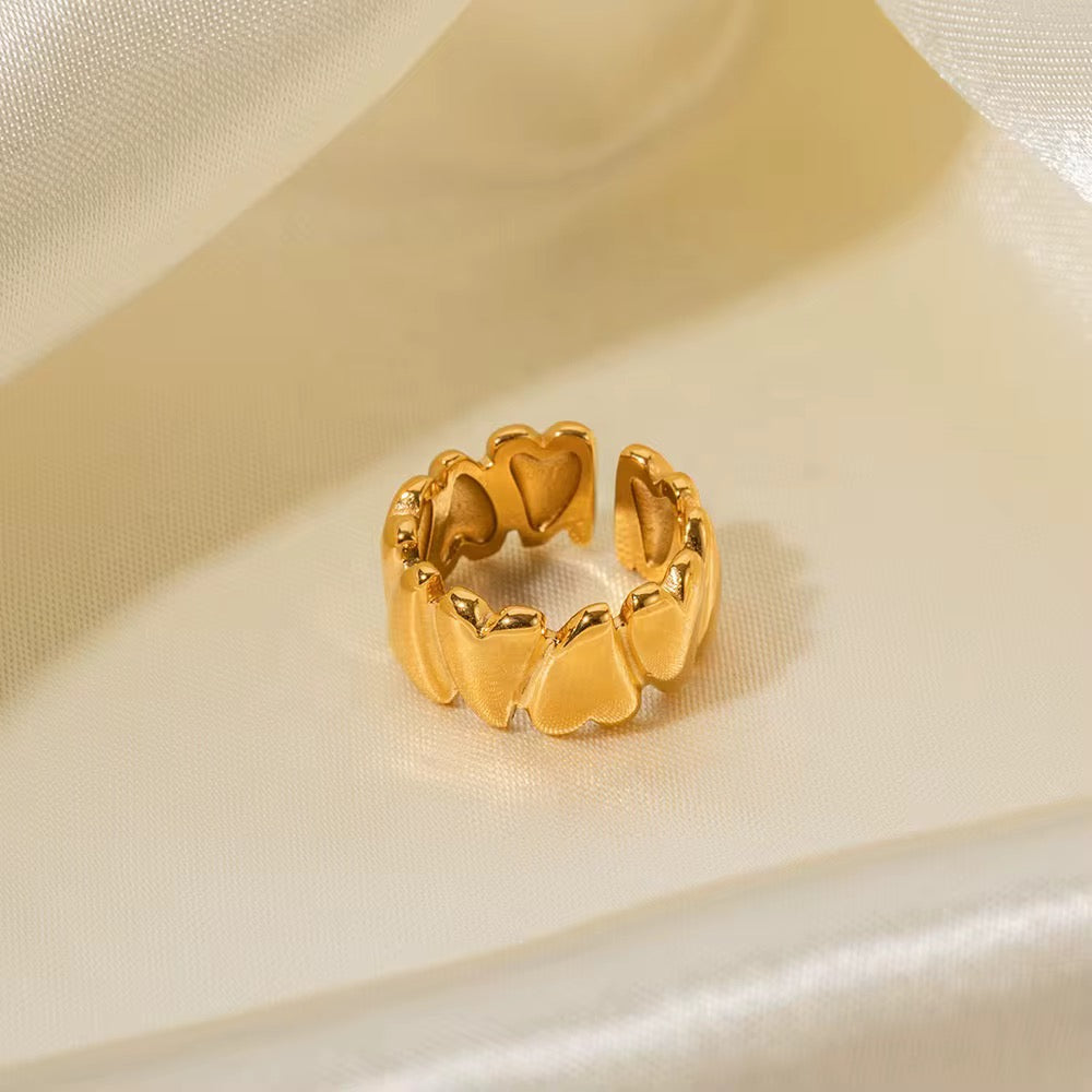 Heartly love band ring