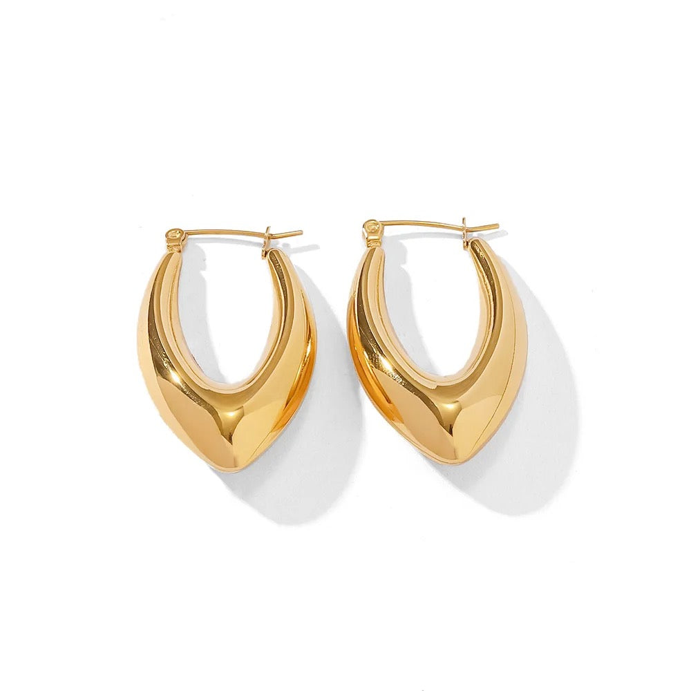 FRENCH HOOP EARRINGS