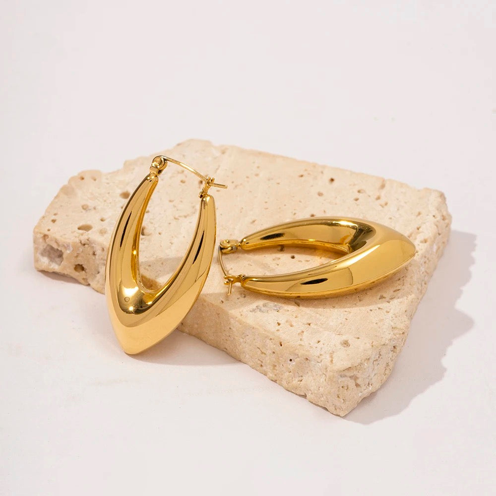 FRENCH HOOP EARRINGS