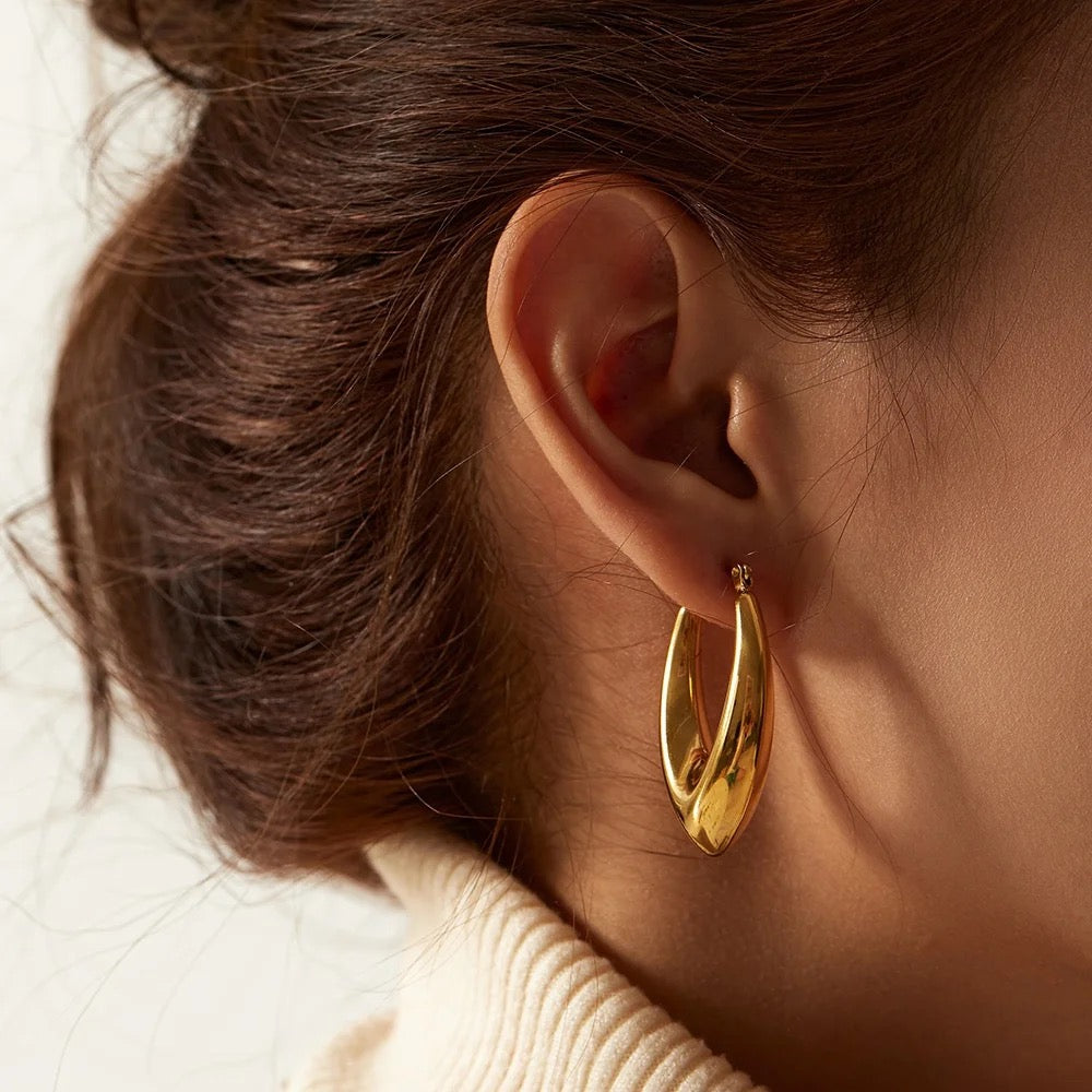 FRENCH HOOP EARRINGS