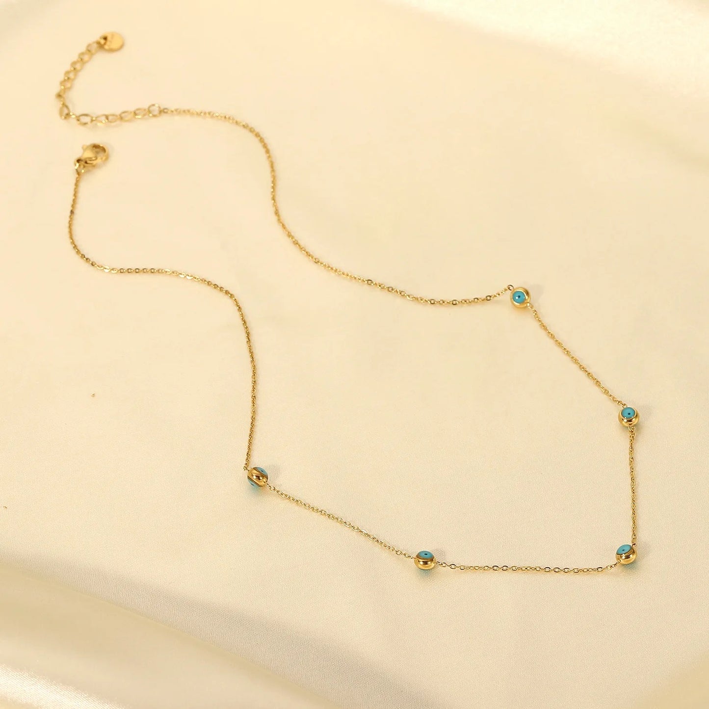 DAINTY EVIL EYE CHAIN