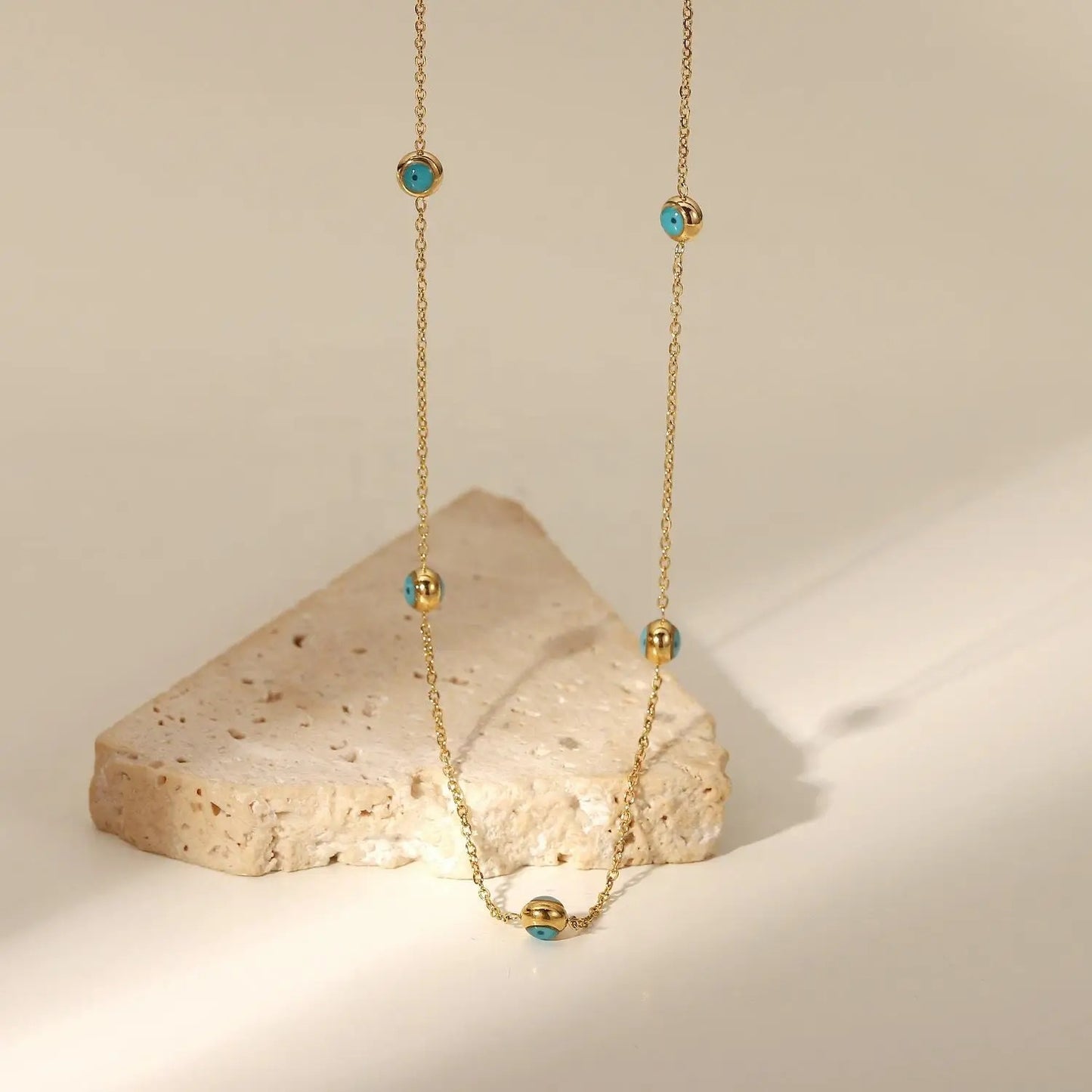 DAINTY EVIL EYE CHAIN