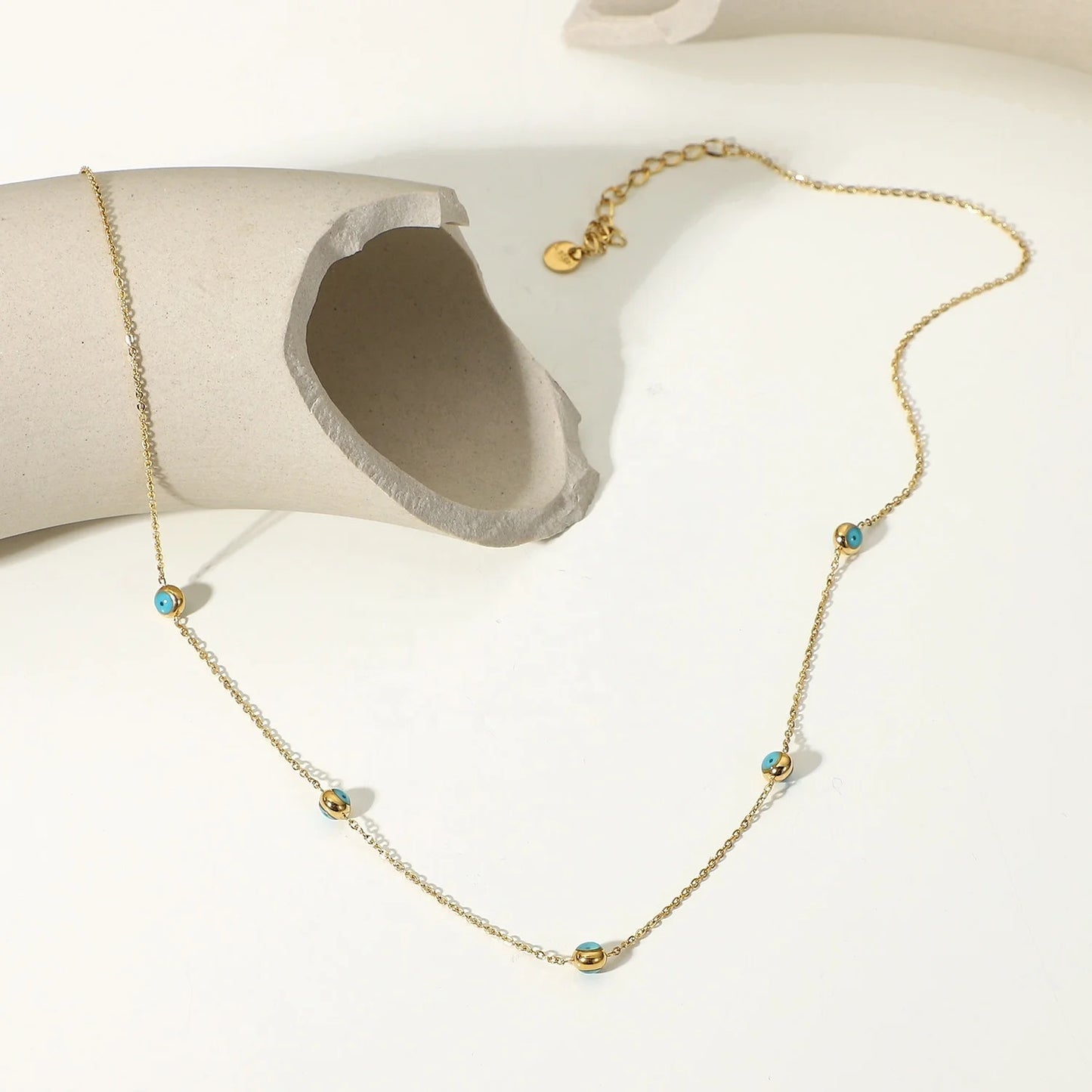 DAINTY EVIL EYE CHAIN