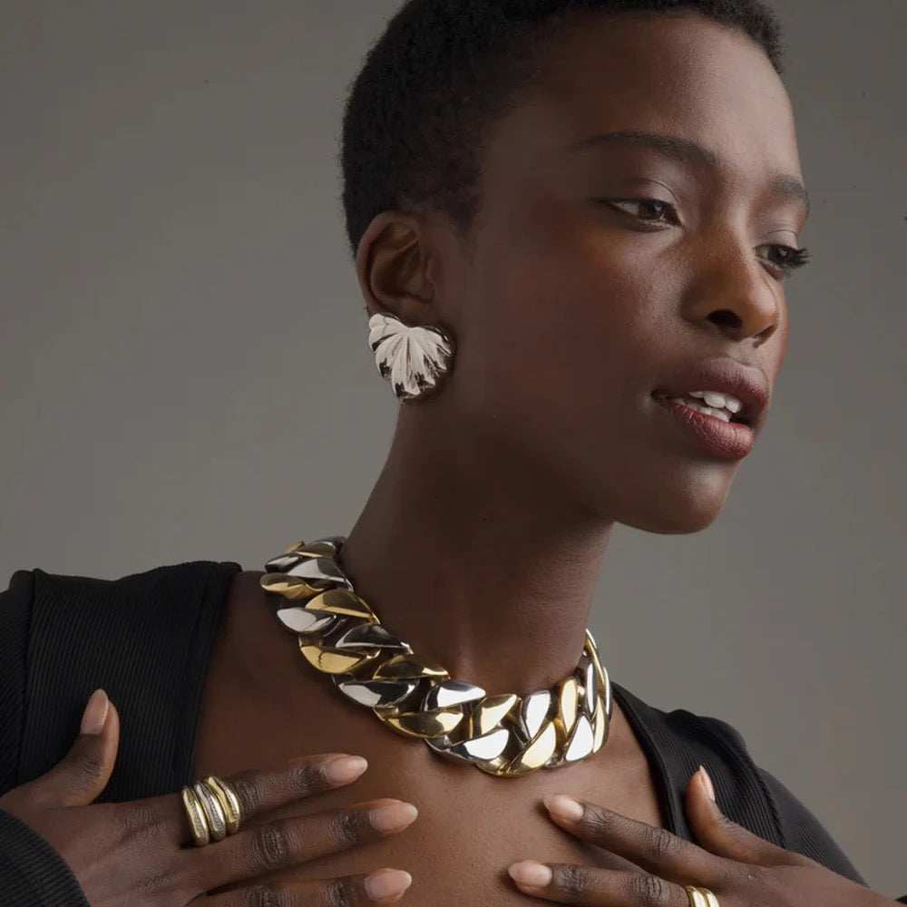 LUXE SILVER EARRINGS